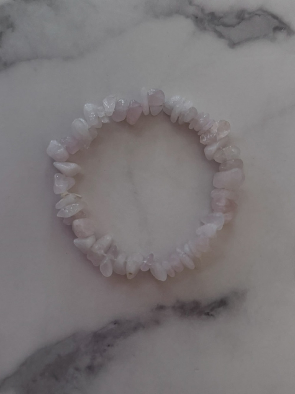 Delicate Pink Amethyst Stone Stretch Bracelet NWOT